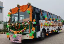 बांदा से चित्रकूट प्रयागराज होते हुए अयोध्या के लिए एसी जनरथ बस सेवा की आज से शुरुआत- दयाशंकर सिंह