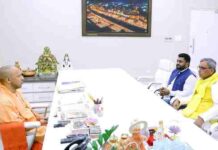 सीएम योगी से ओमप्रकाश राजभर की मुलाकात: राजभर ने की तारीफ, कहा-पिछड़े समाज के लिए कर रहे हैं काम