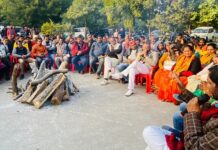 केंद्रीय राज्यमंत्री कौशल किशोर ने आशियाना में चाय की ‘चुस्कियों’ के साथ जी-20 पर की चर्चा