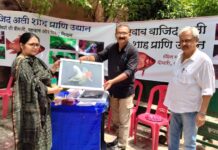 नवाब वाजिद अली शाह चिडिय़ाघर के मछली घर में ‘हैप्पी फिश हैप्पी हाबिष्ट’ प्रोग्राम